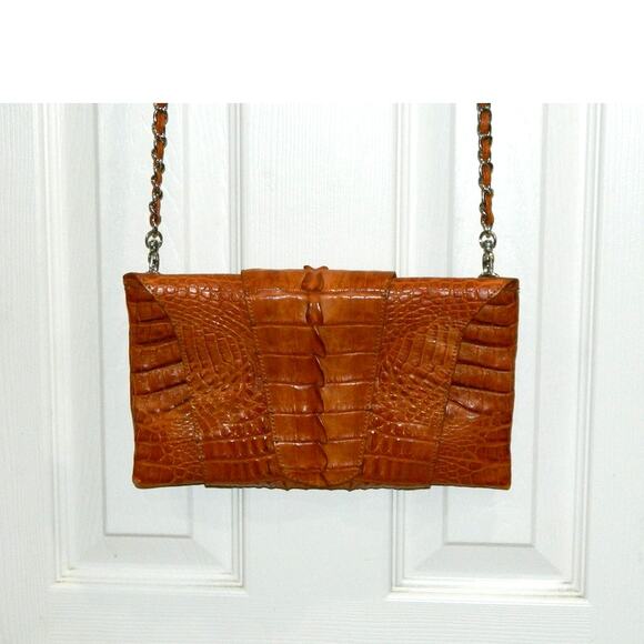 Original crocodile skin Handbag Vintage Purse - Picture 2 of 9